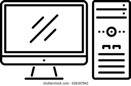 Computer Outline Icon 的图像结果