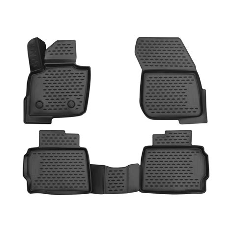 OMAC Floor Mats Liner fits Ford Fusion 2013-2020 Sedan Black TPE All ...