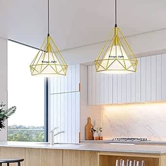 Buy CRAFTSDEC 40 Watts Pendant Lights with White Shade Chandelier ...