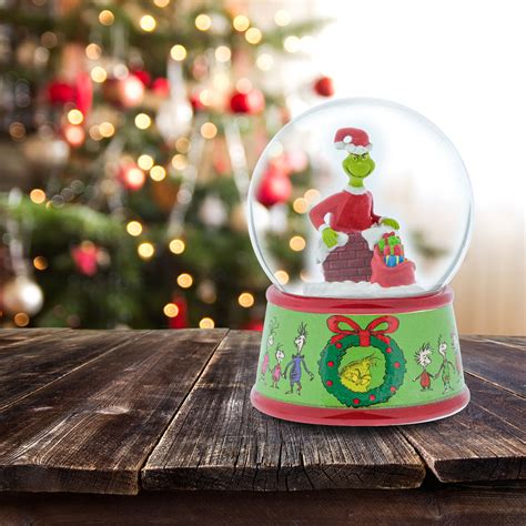 Buy Dr Seuss' The Grinch Who Stole Christmas, Grinch 100 mm Snow Globe ...