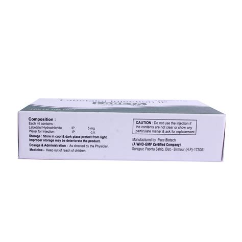 Labeta Inj - 20Mg/4Ml Price, Uses, Side Effects, Composition - Apollo ...