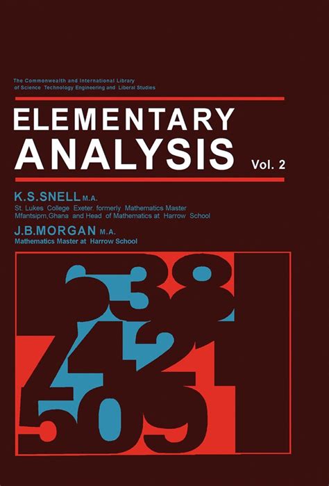 Elementary Analysis: The Commonwealth and International Library ...