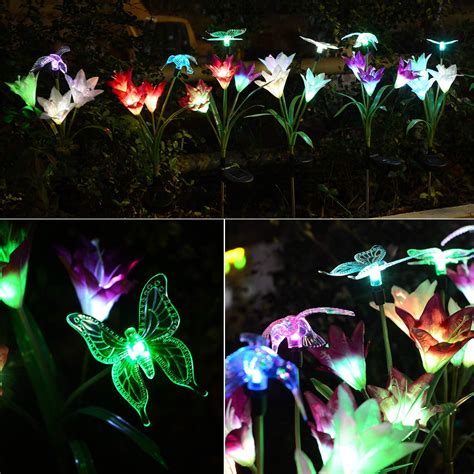 Buy Coolmade Outdoor Solar Garden Lights, 2 Packs Solar Powered Lights ...