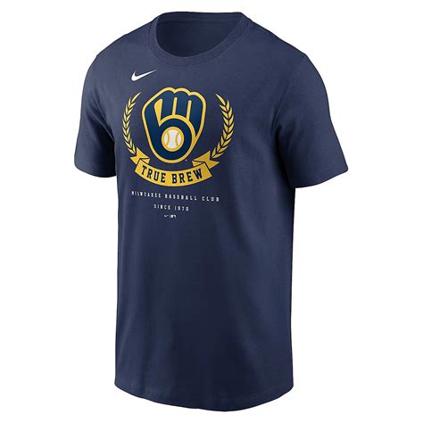 Nike Milwaukee Brewers True Brew Hometown T-Shirt | Academy