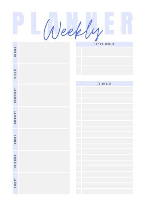 Image result for Creating a Weekly Schedule