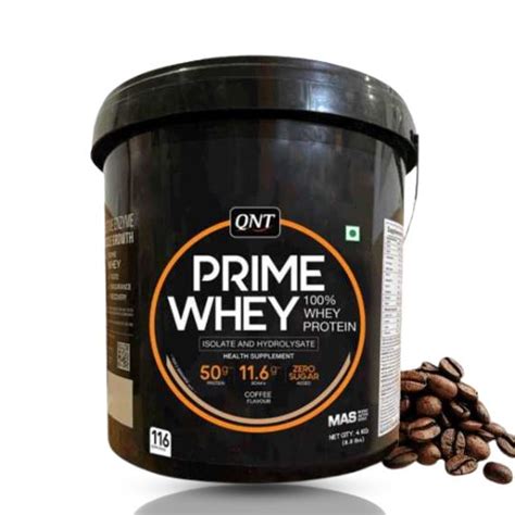 QNT Prime Whey | 100% Whey Protein 4kg Coffee – The Muscle Kart