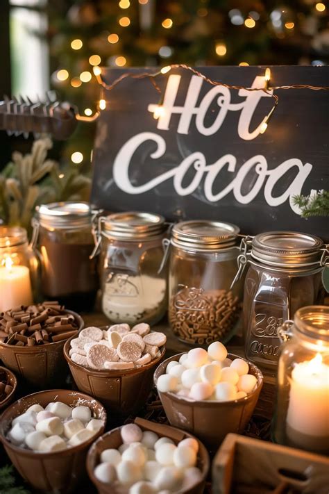17 Best DIY Hot Cocoa Bar Ideas To Recreate (2024) | Christmas hot ...