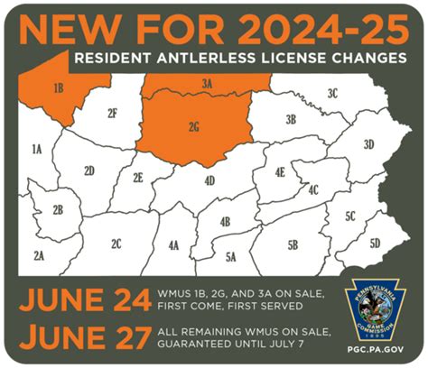 Pennsylvania Game Commission Announces Updated Antlerless License ...