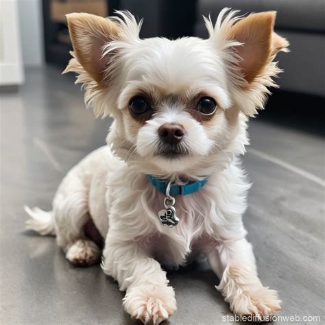 Mutt hybrids Chihuahua Maltese Poodle and Shih-Tzu | Stable Diffusion ...