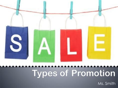 Types of Promotion 的图像结果