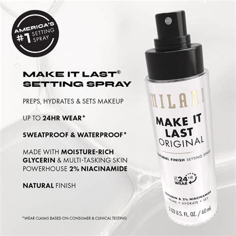 Shop Milani Make It Last Natural Finish Setting Spray Prime + Correct ...