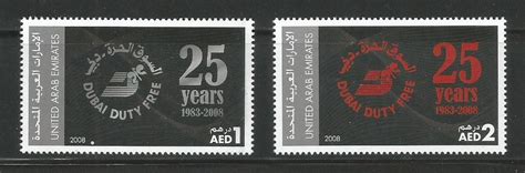 Stamps on Dubai Duty Free -UAE 2008 – Stamp Digest
