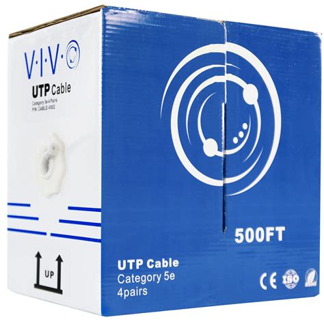 Vivo 500ft Bulk Cat5e Wire Cca Ethernet Cable 24 Awg | Desertcart INDIA