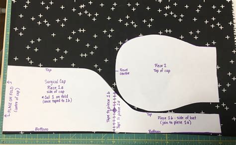 Downloadable Surgical Cap Pattern 的图像结果