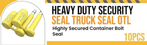 RAIBEX® Container Seal (50 Pcs) for Shipping Container Sealing, Truck ...