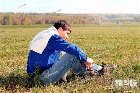 teenager in the field, Stock Photo, Picture And Royalty Free Image. Pic ...