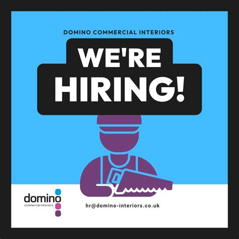 Domino Commercial Interiors Limited on LinkedIn: 👉Join Our Team as a ...