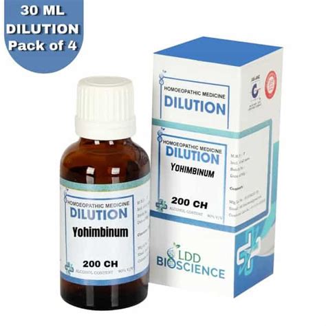 Buy LDD BIOSCIENCE YOHIMBINUM DILUTION 200 CH (PACK OF 4 - 120ML ...