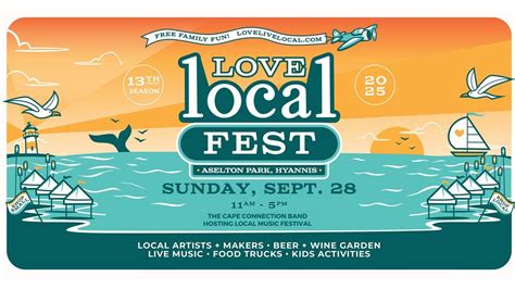 Love Local Fest | September 2025 Edition, Aselton Park, Hyannis, 28 ...