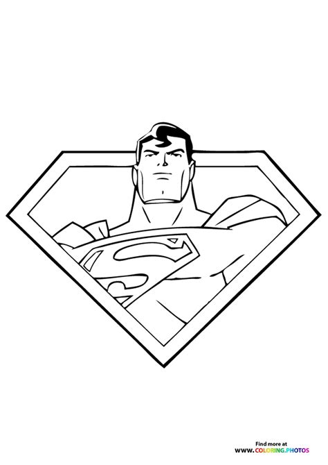 Superman coloring page | Free and easy print or download sheets for kdis