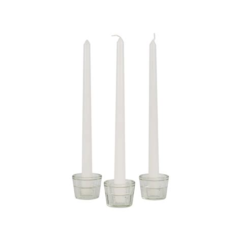 Glass Taper Candle Holder » Queenstown Wedding Hire