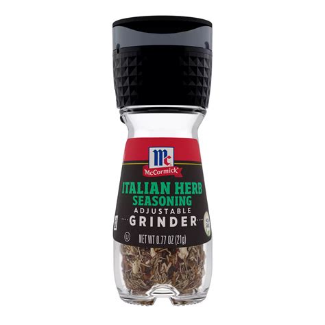 McCormick Italian Herb Seasoning Grinder - Shop Spice mixes at H-E-B