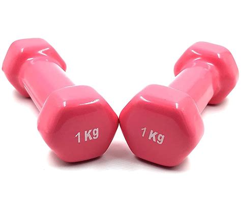Buy Fitness India FITNESS INDIA Neoprene Vinyl Dumbbell 1 kg each (Set ...