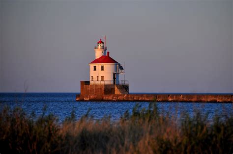 WC-LIGHTHOUSES: WISCONSIN POINT (SUPERIOR ENTRY BREAKWATER) LIGHTHOUSE ...
