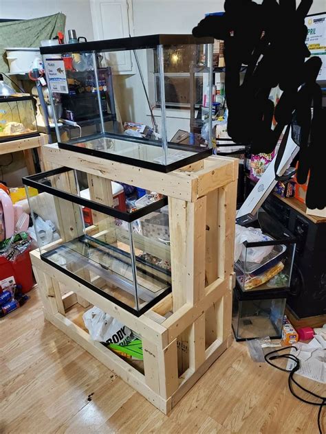 DIY Fish Tank Stand for Your Empty Fish Tank