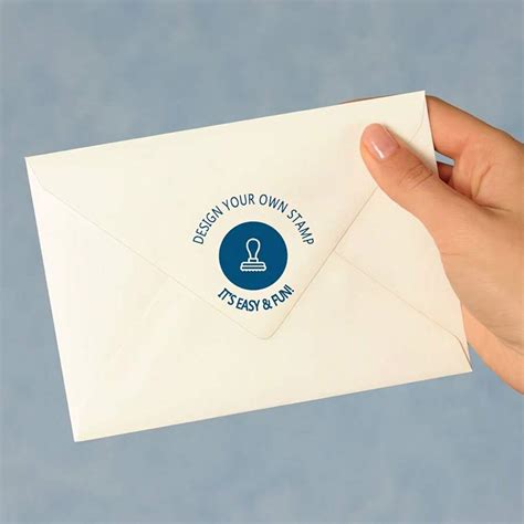 Custom Large Logo Stamp Personalized Image Self Inking Stamper ...