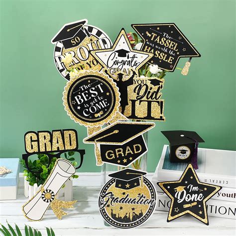Buy 48 Pack 2022 Graduation Cutouts Congrats Grad Cap Stars Shaped ...