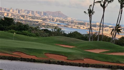 YOU MUST WATCH THE BEAUTIFUL VIEW... GOLF IN HAWAII, ROYAL KUNIA COUNTY ...