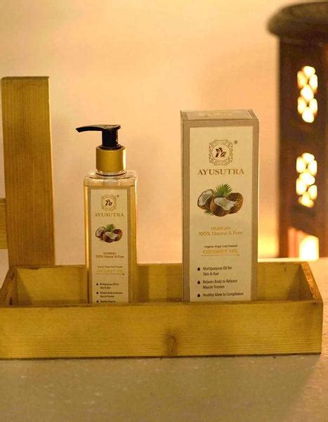 Organic Virgin Cold Pressed Coconut Oil (200 ml) – Ayusutra