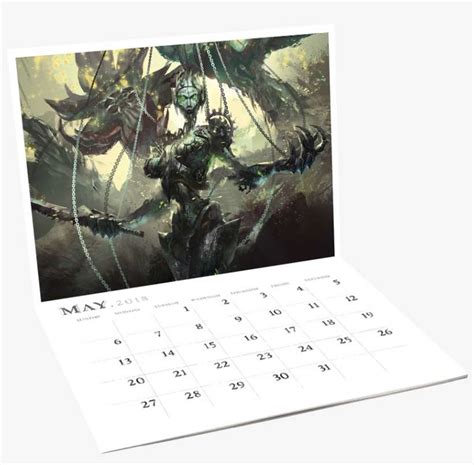 2018 Guild Wars Calendar - Guild Wars 2 Arts PNG Image | Transparent ...