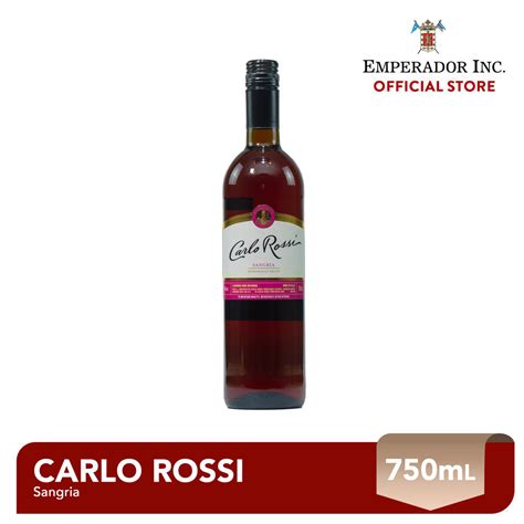 Carlo Rossi Sangria Red Wine 750ml | Shopee Philippines