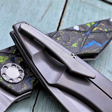 Sharknivco Mini Goblin Gecko Camo Carbon RWL34 Blade - EDC Lifestyle Exclusive