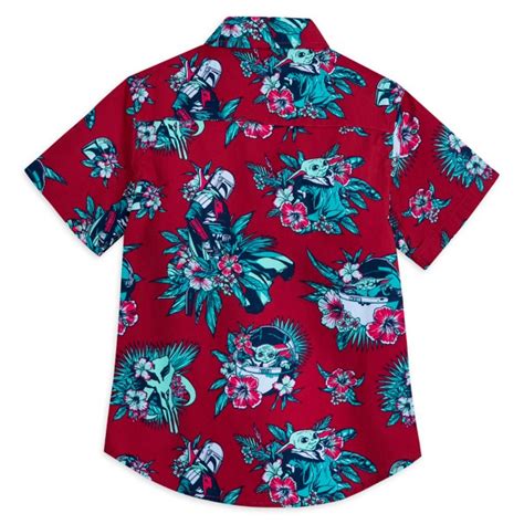 Grogu and Din Djarin Woven Shirt for Kids – Star Wars: The Mandalorian ...