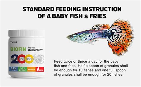 Buy Tunai Baby Frys Fish Food for 10 Days Old New Born Fish |35g| 55% ...