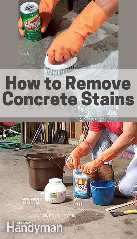 How to Remove Paint from Concrete and Other Stains | House cleaning ...
