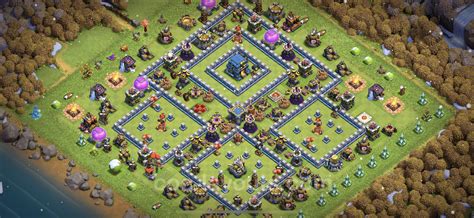 Unbeatable Town Hall 5 Base Link - Copy Base Town Hall 10 TH10 Trophy ...