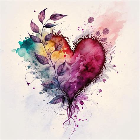 Watercolor Paintings Of Love