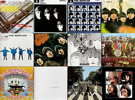 Beatles Album Covers In Order Of Release
