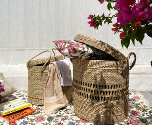 Handcrafted Laundry and Storage Baskets | PineConeIndia – Pine cone™
