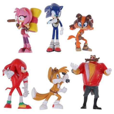 Buy Sonic The Hedgehog Action Figures – 6 Pcs Collectible Figures – for ...