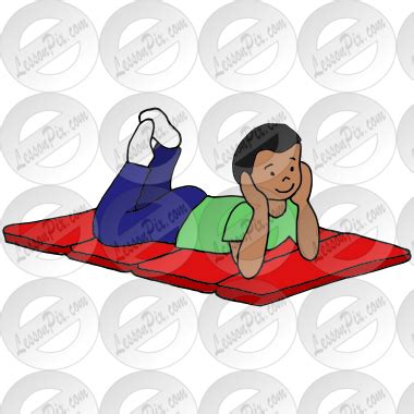 Rest Picture for Classroom / Therapy Use - Great Rest Clipart