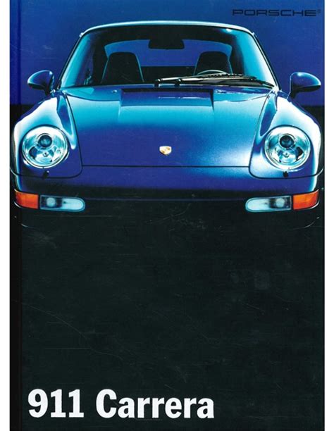 1995 PORSCHE 911 CARRERA HARDBACK BROCHURE ENGLISH