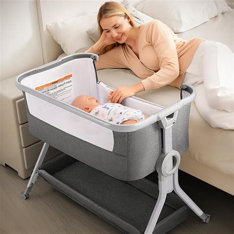 Amazon.com: Larex Baby Bassinet, Baby Bassinet Bedside Sleeper with ...