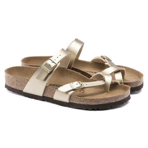 BIRKENSTOCK Mayari Birko-Flor Sandal - Black, Gold, Silver And White