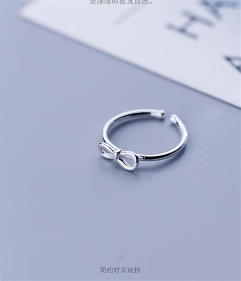 银车花尾戒，宽度：2.8mm，990足银戒指，银首饰批发（花纹随机），车花戒指