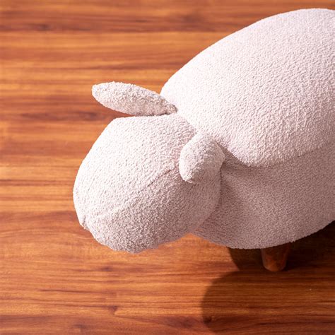 Buy Pink & Blue Pouf Online | Rabbit Pouf Set Of 2 For Kida Shop Now ...
